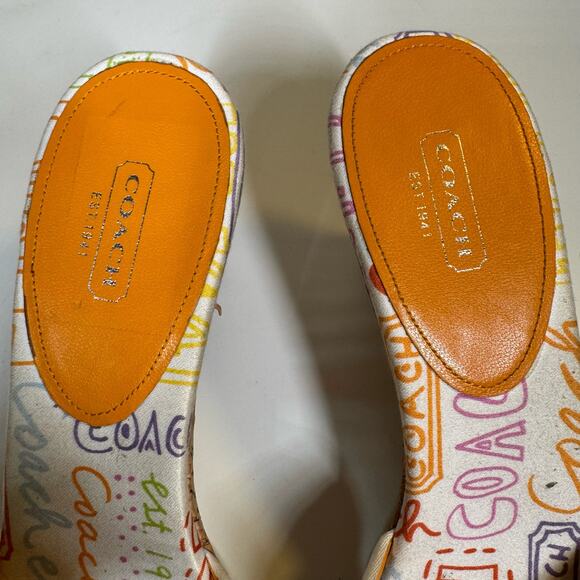 Coach Y2K Karen Graffiti Sandals Women’s Size 10B - Picture 4 of 12
